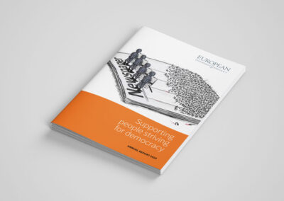 European Endowment for Democracy Annual Report Cover Page